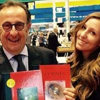 Enrica Sarnicola con il padre Vincenzo