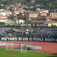 I tifosi della Curva Sud dello stadio 