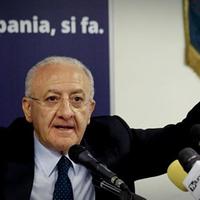 Il presidente della Regione Campania, Vincenzo De Luca