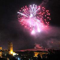 I fuochi che si psravano per la festa di San Matteo