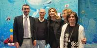 Loprella Cuccarini all'inaugurazione del reparto