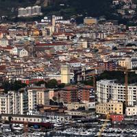 Una veduta dall'alto del centro di Salerno