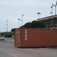 Anche i containers saranno installati davanti all'Arechi per il derby Salernitana-Avellino