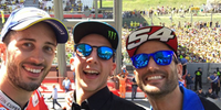 DOVIZIOSO, PASINI E MIGNO