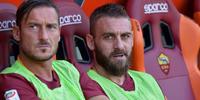 Totti con l'amico De Rossi