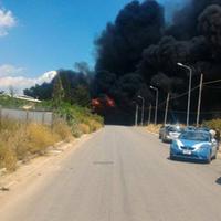 Incendio a Battipaglia