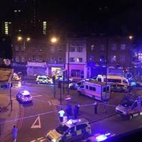 La zona dell'attentato avvenuto stanotte a Londra