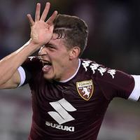 L'attaccante del Torino Andrea Belotti