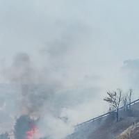 L'incendio di oggi tra Eboli e Battipaglia