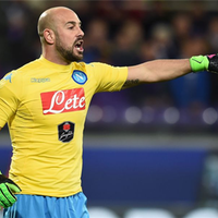 Pepe Reina portiere del Napoli