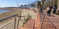 La spiaggia di Santa Teresa a Salerno