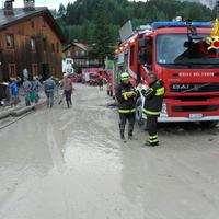 La bomba d'acqua che ha creato la colata di detriti a Cortina