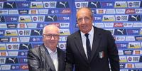 Il presidente Tavecchio e il ct Ventura