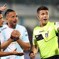 Un momento della gara tra Entella ed Empoli