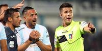 Un momento della gara tra Entella ed Empoli