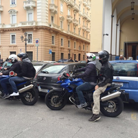 Il gruppo dei Falchi in azione a Salerno