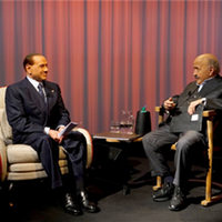 Berlusconi intervistato da Costanzo