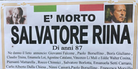 Il manifesto contro Riina