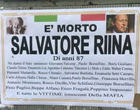 Il manifesto contro Riina