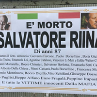 Il manifesto contro Riina