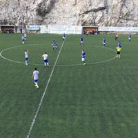 Un momento della gara tra il Costa d'Amalfi e l'Agropoli