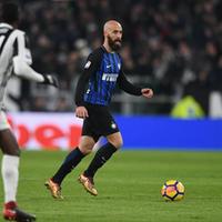 Un'azione di Juventus-Inter