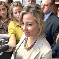 La ministra della Salute Giulia Grillo ieri a Napoli