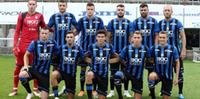 Il portiere Radunovic nell’undici schierato ieri dall’Atalanta (foto tratta dal sito dell'Atalanta Calcio)