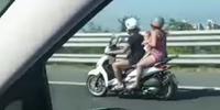 I tre che viaggiavano sullo scooter sulla Napoli-Salerno